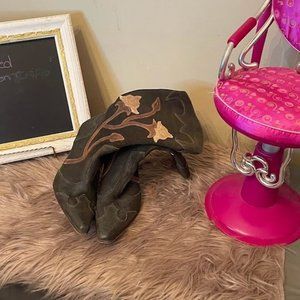 Women's Kowalski Suede Calf Boots with Kitten Heel